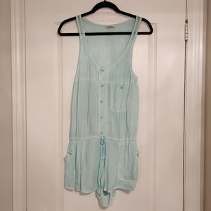 ARITZIA TNA Aqua Green Romper Size M